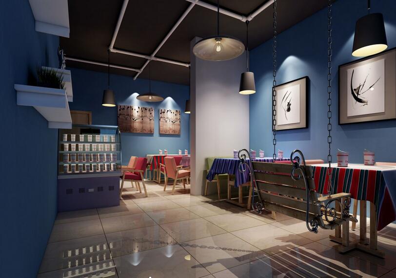 成都奶茶店裝修設計 經典案例欣賞|室內設計|空間/建筑|cdhtlzs - 原創設計作品 